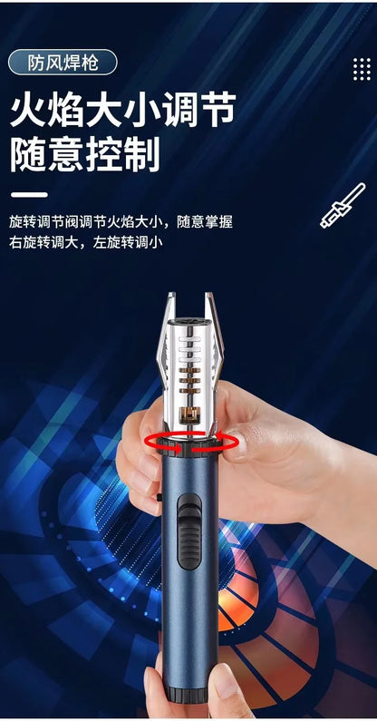 2023 Planet Lightsaber Butane Gas Lighter 360° Use Metal Outdoor Windproof Turbine Torch Jet Lighter Gun BBQ Welding Cigar Tool