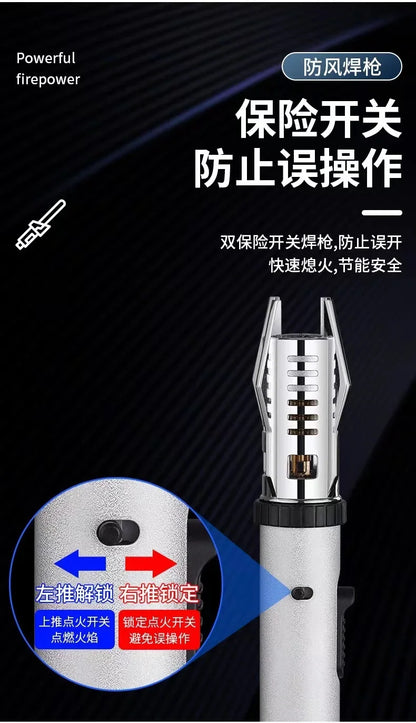 2023 Planet Lightsaber Butane Gas Lighter 360° Use Metal Outdoor Windproof Turbine Torch Jet Lighter Gun BBQ Welding Cigar Tool